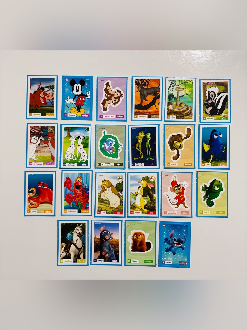 Disney Pixar Animal Friends Stickers Lot of 22